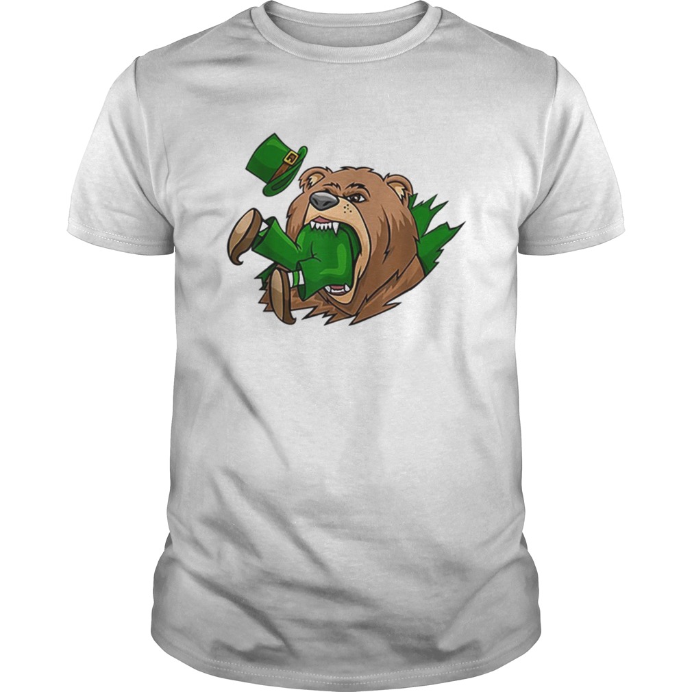 Beautiful Bear Eating Leprechaun St Patricks Day shirt Beautiful Bear Eating Leprechaun St Patricks Day shirt