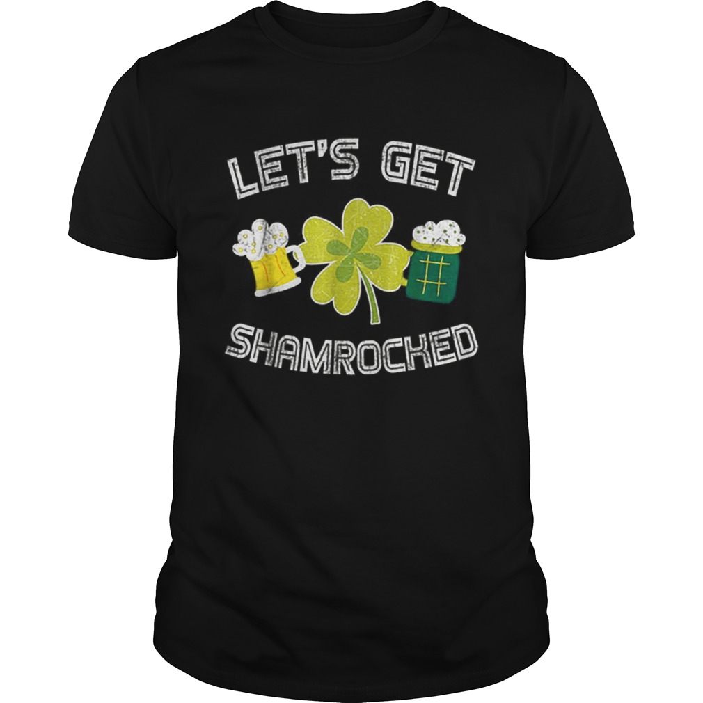 Beautiful Lets Get Shamrocked Great St Patrick Day shirt