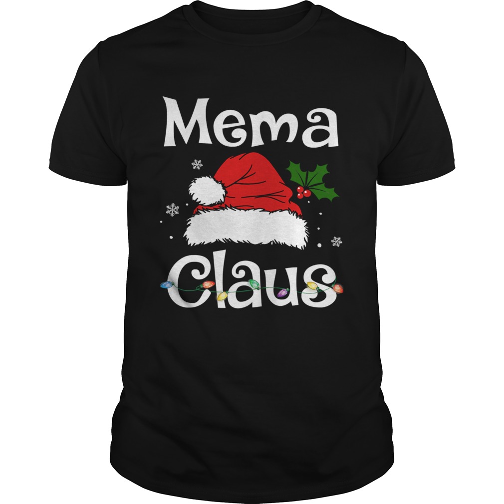 Beautiful Mema Claus Christmas Family Group Matching Pajama shirt Beautiful Mema Claus Christmas Family Group Matching Pajama shirt