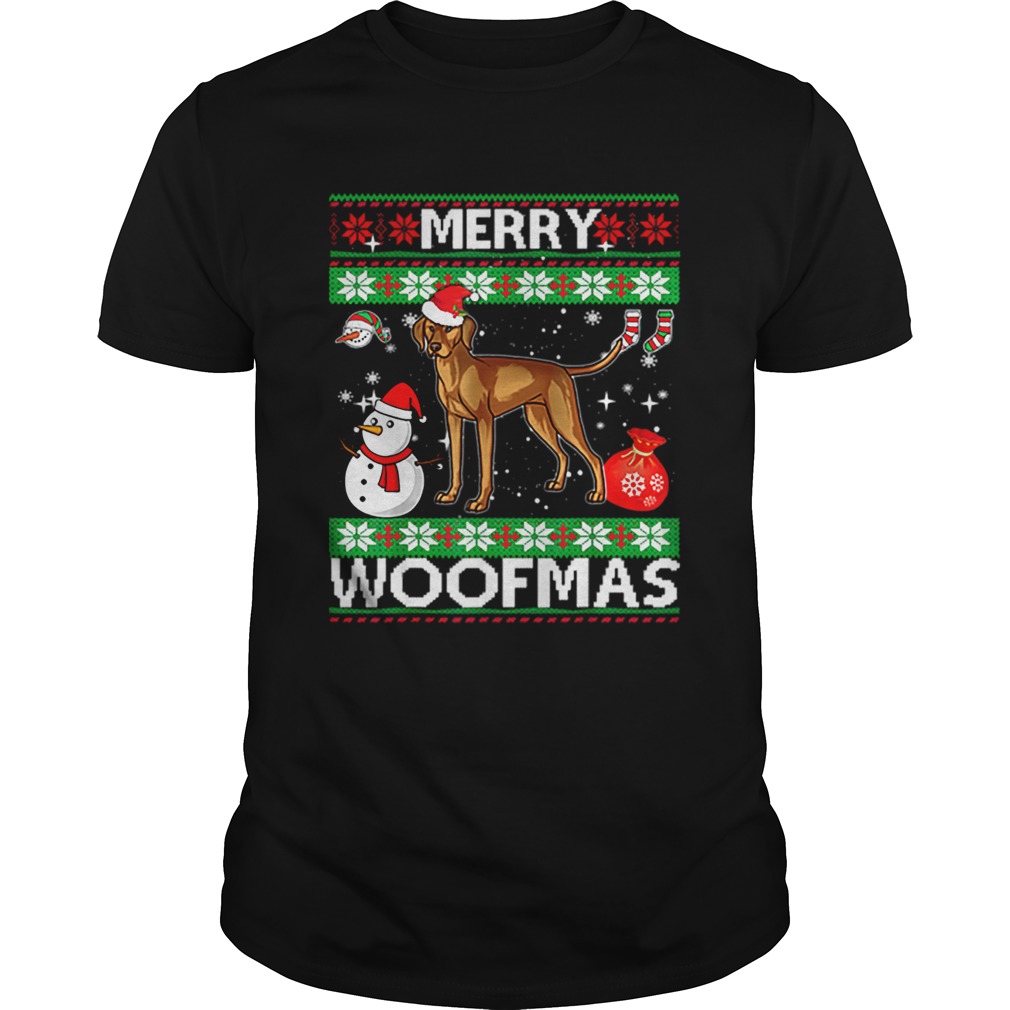 Beautiful Vizsla Dog Merry Woofmas Christmas Costume shirt Beautiful Vizsla Dog Merry Woofmas Christmas Costume shirt