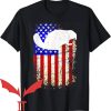 Beaver Valley T-Shirt Beaver American Flag