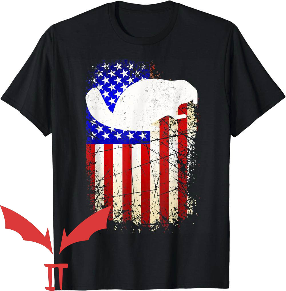 Beaver Valley T-Shirt Beaver American Flag Beaver Valley T-Shirt Beaver American Flag