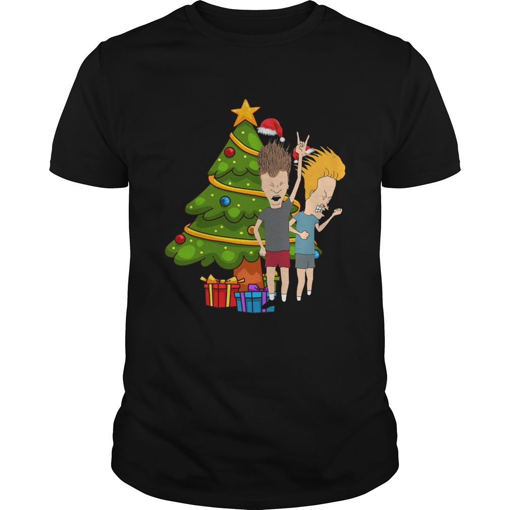 Beavis And Butthead Around The Christmas Tree shirt Beavis And Butthead Around The Christmas Tree shirt
