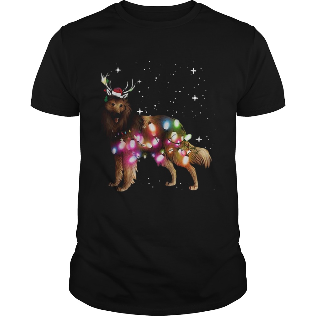 Belgian Tervuren Christmas Lights shirt Belgian Tervuren Christmas Lights shirt