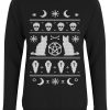 Bewitched Ladies Black Christmas Jumper