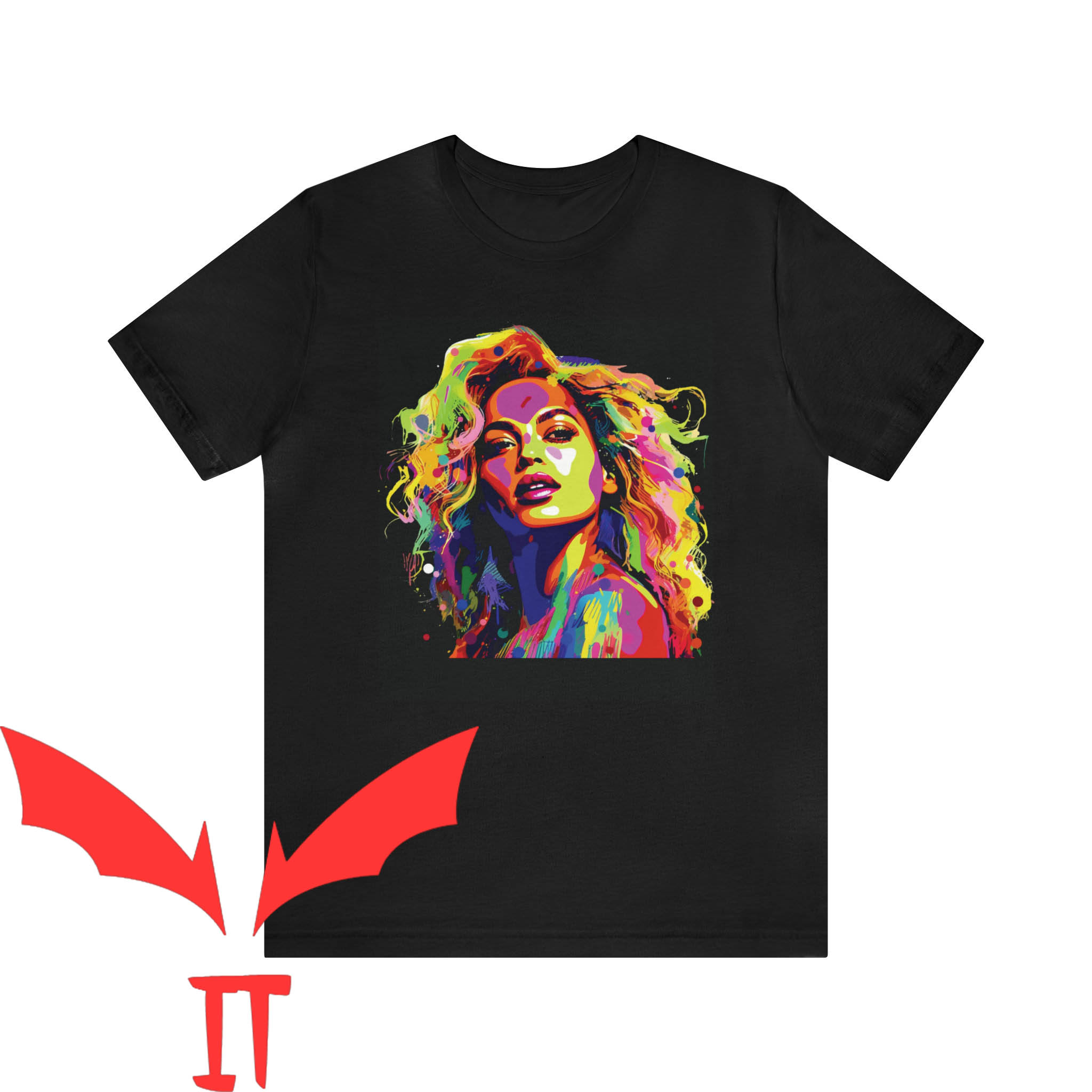 Beyonce Renaissance T-Shirt Concert Tour Bright Rainbow