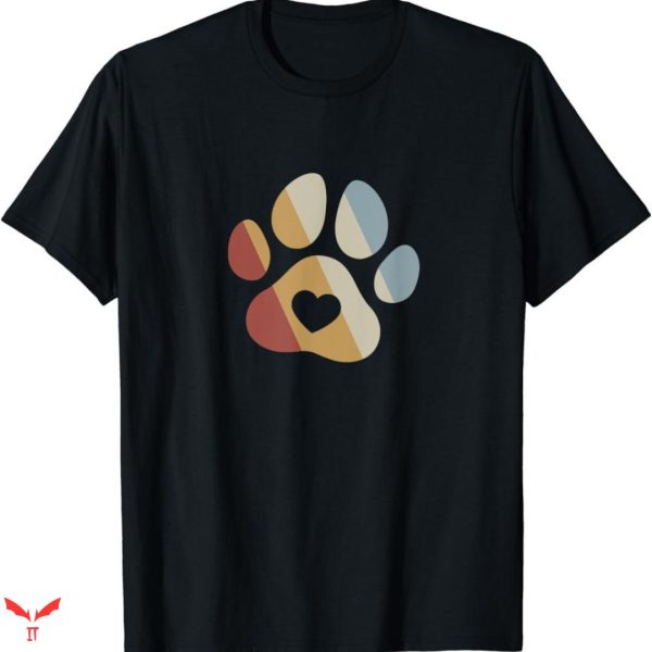 Big Dog T-shirt Dog Paws Cute