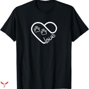Big Dog T-shirt Love Heart