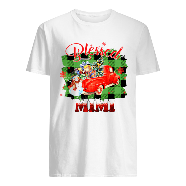 Blessed Mimi Christmas Truck Snowman T-Shirt Blessed Mimi Christmas Truck Snowman T-Shirt
