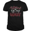 Blessed To Be Called Lolly Plaid Pattern Grandma Christmas shirt
