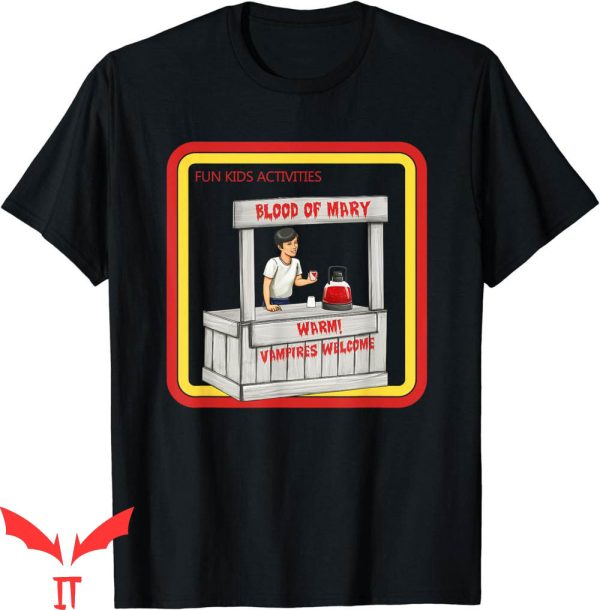 Blood Flower T-Shirt Vintage Blood Of Mary Funny Horror