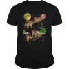 Border Terrier Dog Christmas Funny Dog Santa Xmas shirt