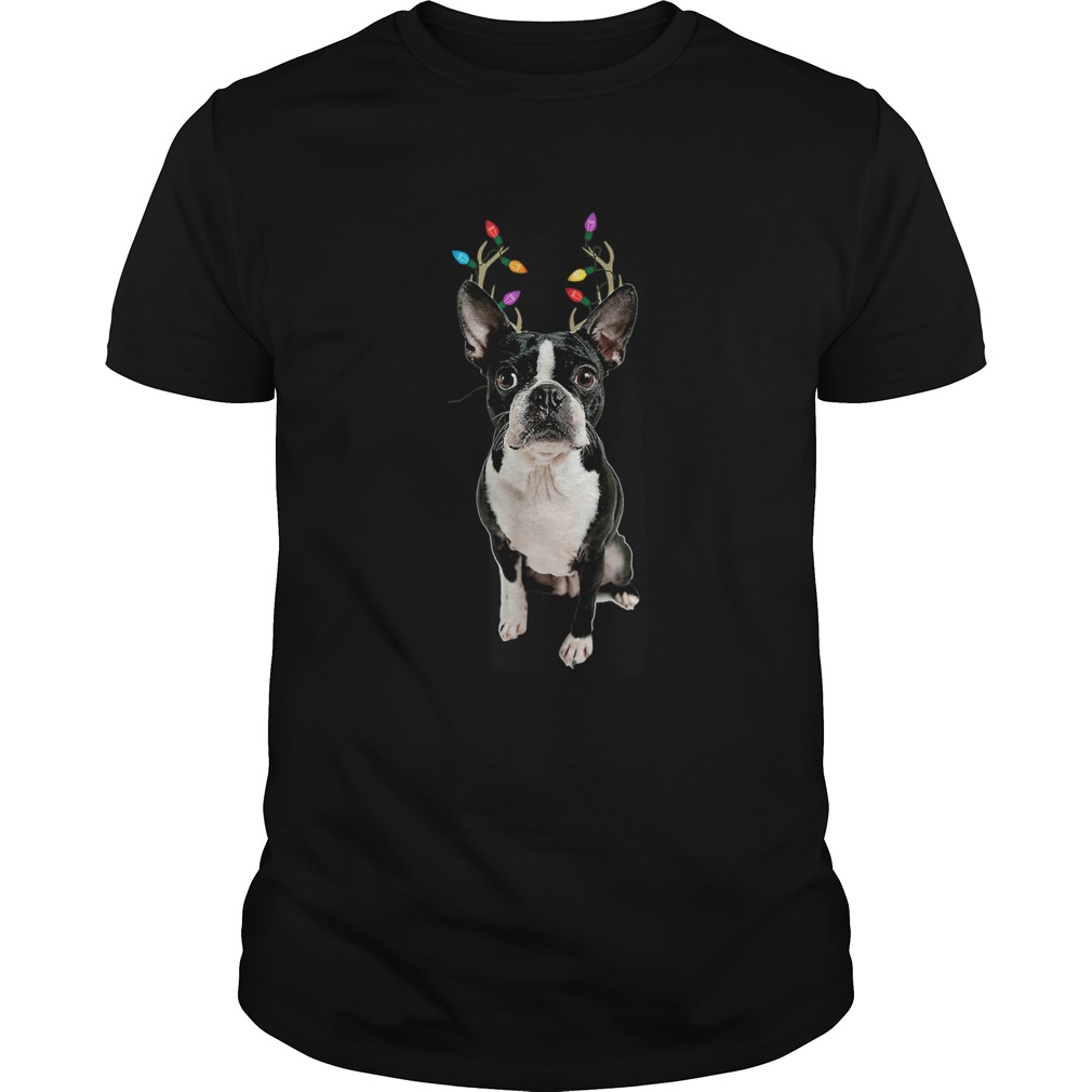 Boston Terrier Reindeer Christmas Dog shirt Boston Terrier Reindeer Christmas Dog shirt