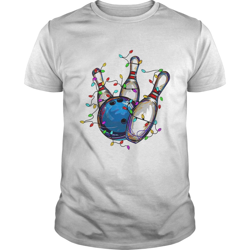Bowling Christmas light Ornament shirt Bowling Christmas light Ornament shirt