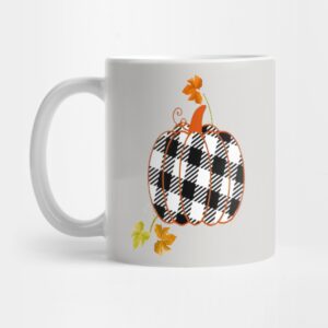 Buffalo Plaid Thanksgiving Pumpkin