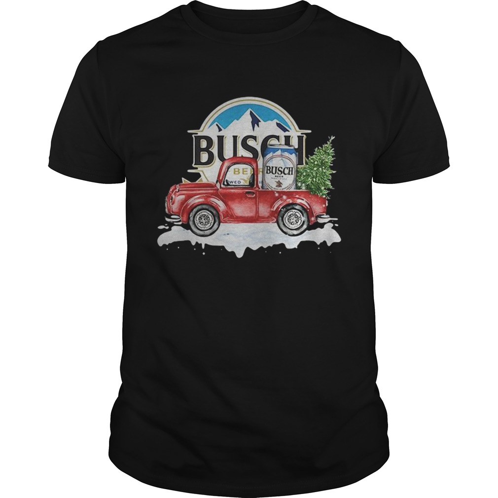 Busch christmas truck shirt Busch christmas truck shirt