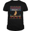 Butterfly Dragonfly Merry Ugly Christmas shirt
