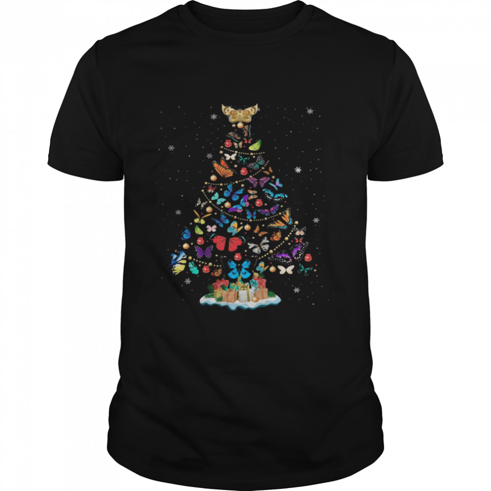 Butterfly christmas tree shirt Butterfly christmas tree shirt