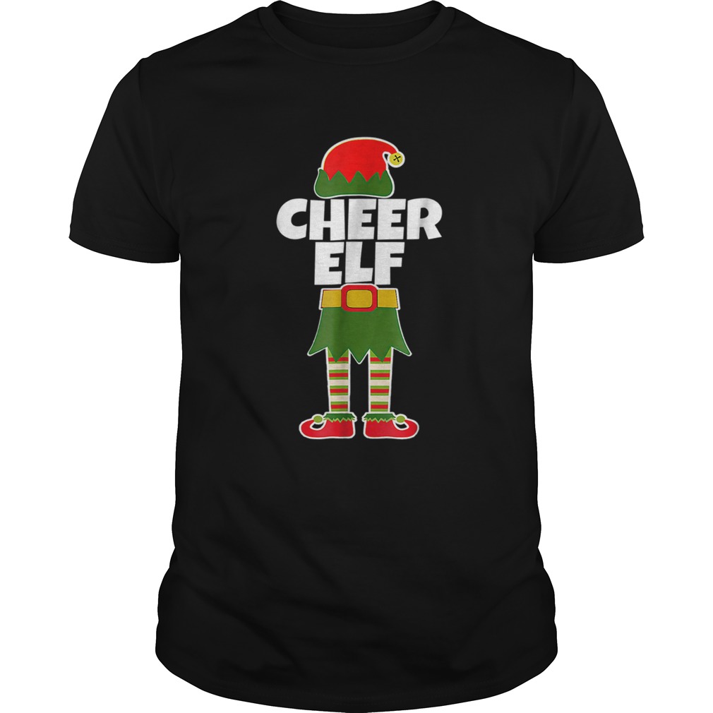 CHEER ELF Funny Cheerleader Christmas Holiday shirt CHEER ELF Funny Cheerleader Christmas Holiday shirt