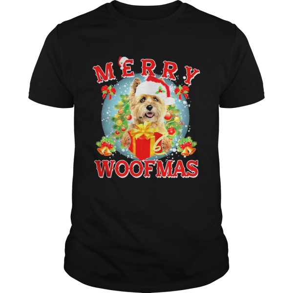 Cairn Terrier Merry Woofmas Christmas shirt