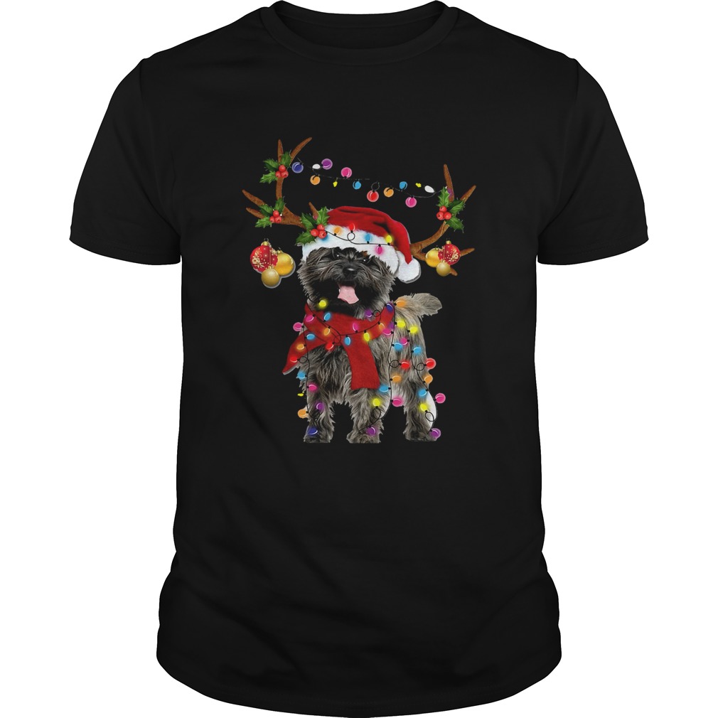Cairn Terriers Gorgeous Reindeer Crewneck shirt Cairn Terriers Gorgeous Reindeer Crewneck shirt