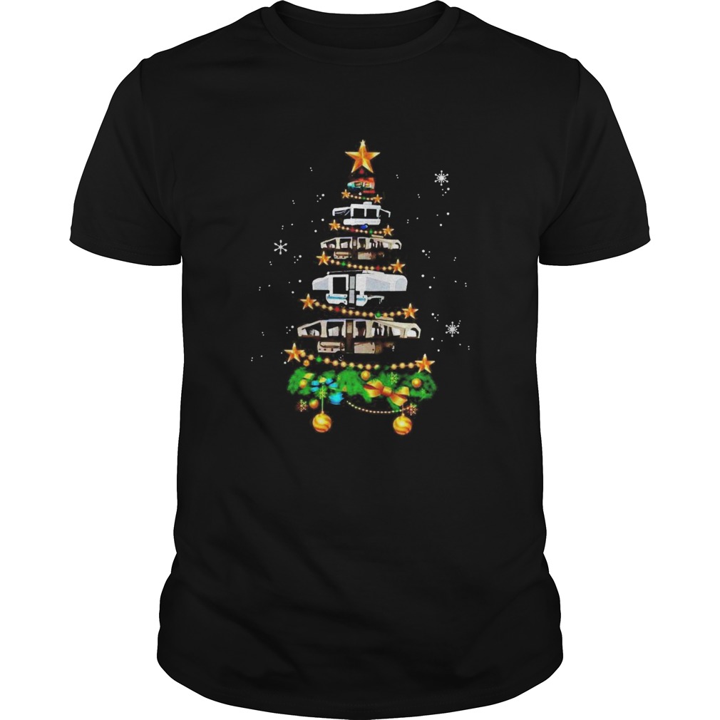 Camping Car Christmas tree shirt Camping Car Christmas tree shirt