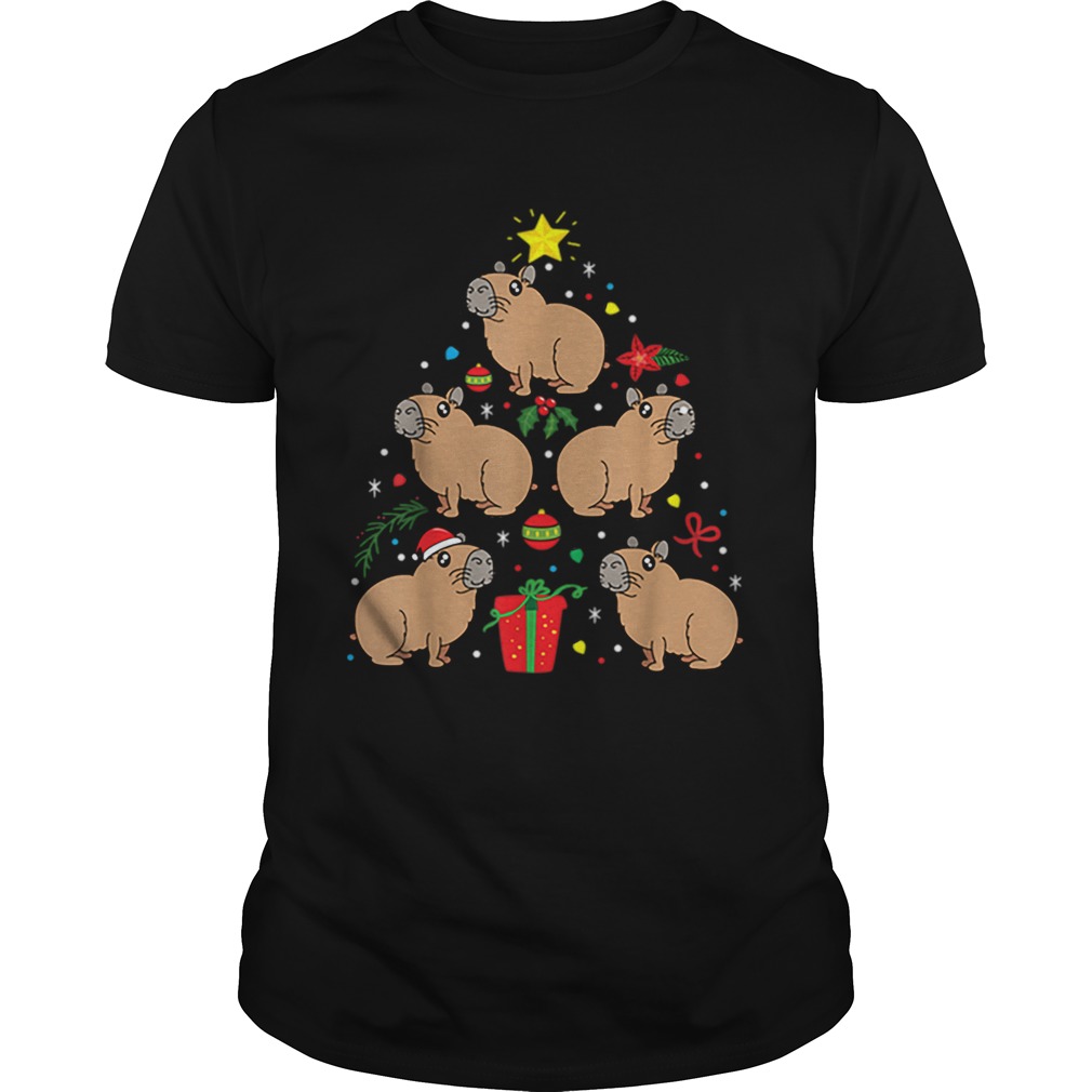 Capybara Christmas Ornament Tree shirt Capybara Christmas Ornament Tree shirt