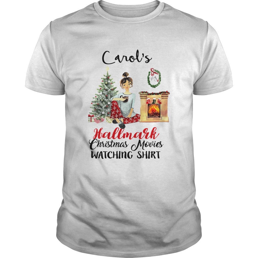 Carol's This is My Hallmark Christmas Movie Watching shirt Carol's This is My Hallmark Christmas Movie Watching shirt
