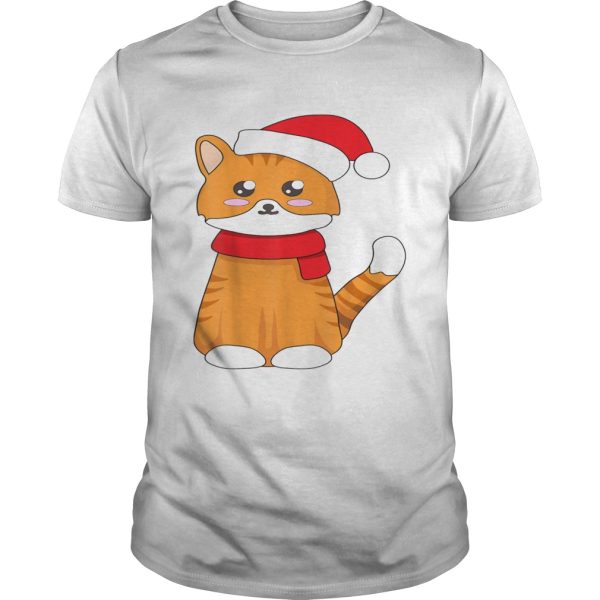Cat Love Xmas Hat shirt