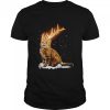 Cat Sparkling Reindeer Horns Christmas shirt
