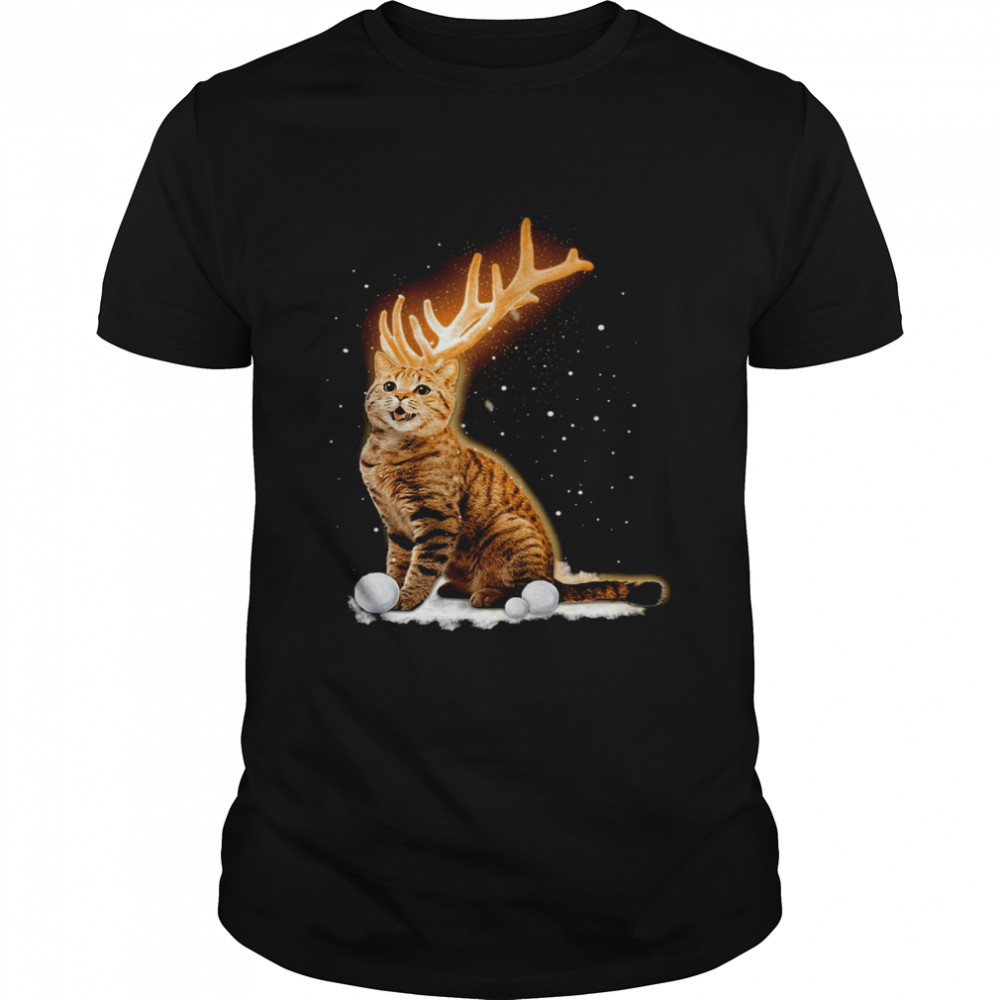 Cat Sparkling Reindeer Horns Christmas shirt Cat Sparkling Reindeer Horns Christmas shirt