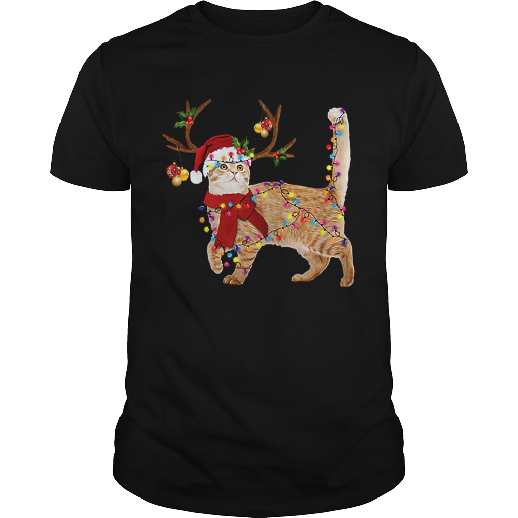 Cat gorgeous reindeer Christmas shirt Cat gorgeous reindeer Christmas shirt