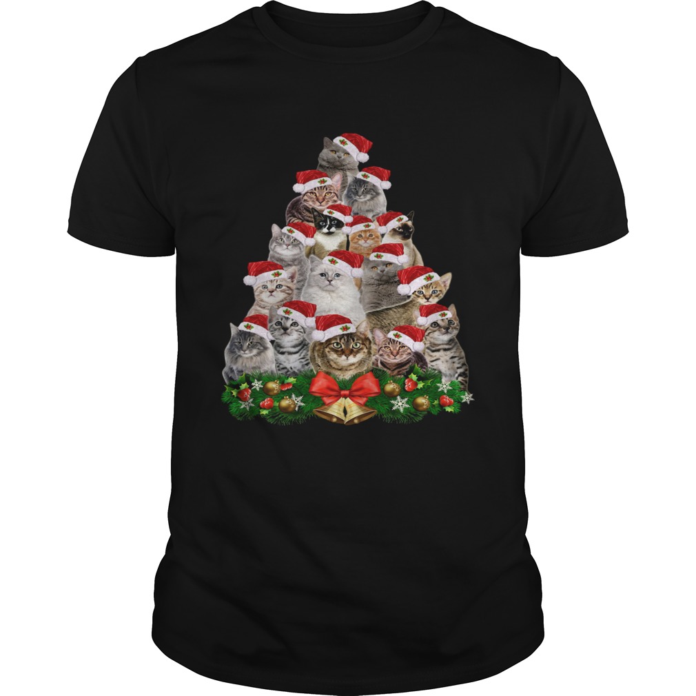 Cats And Christmas Tree shirt Cats And Christmas Tree shirt