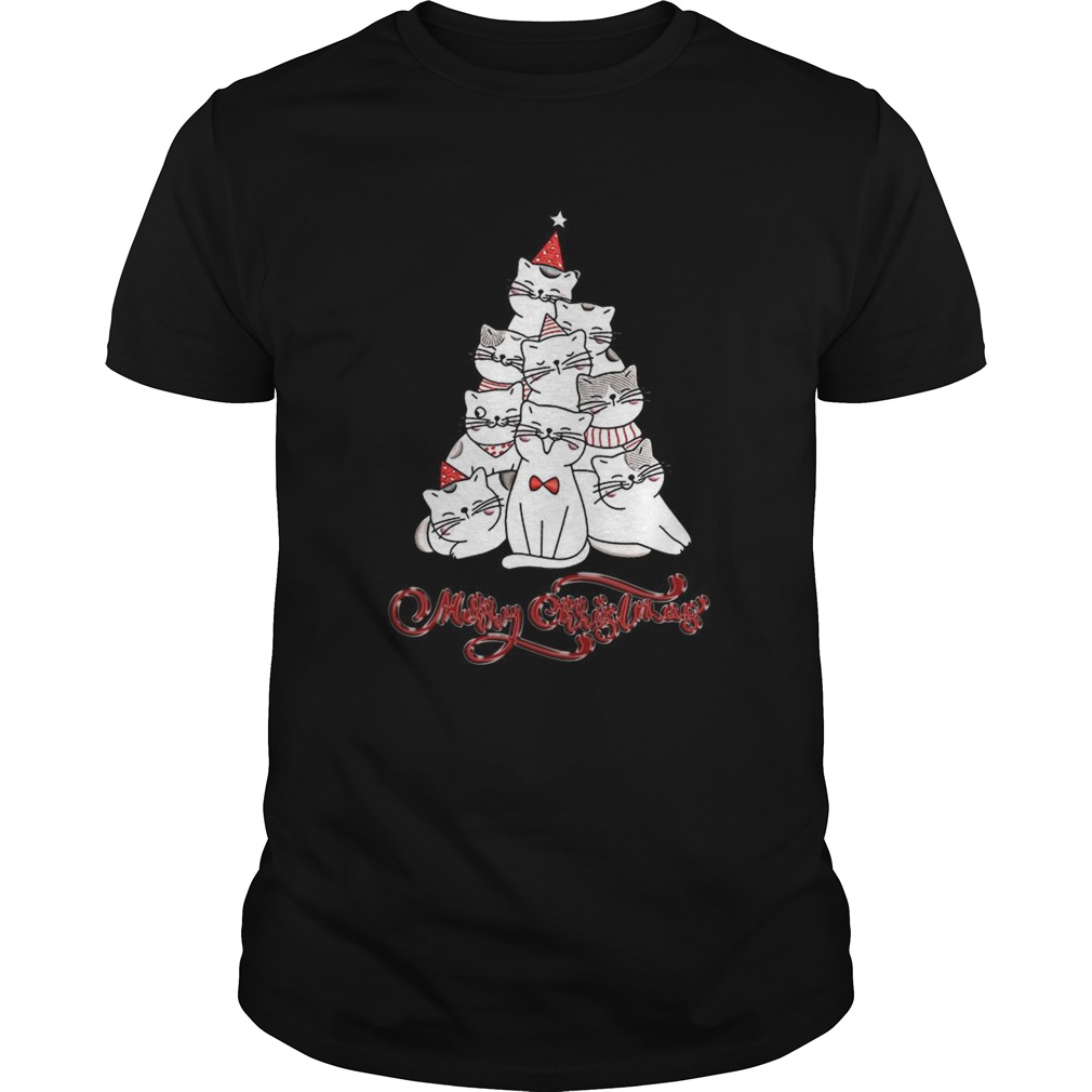 Cats Merry Christmas Tree shirt Cats Merry Christmas Tree shirt