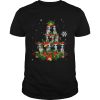 Cavalier King Charles Spaniel Christmas Tree Dog Mask Xmas Cute Gift shirt
