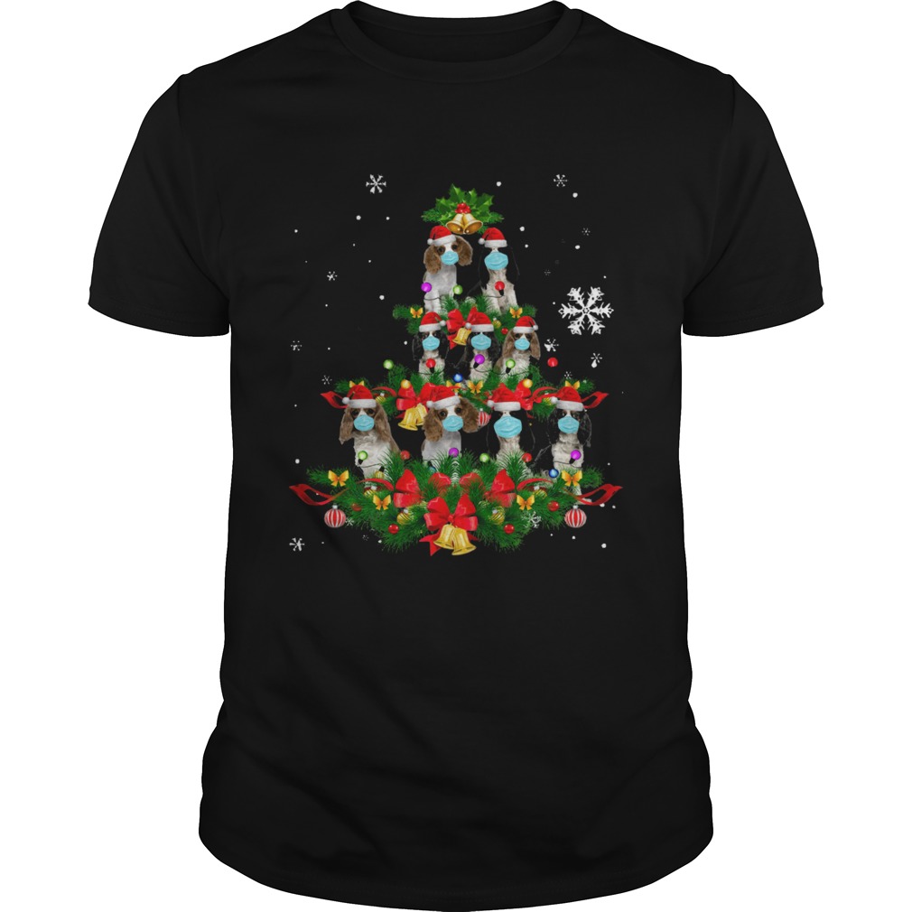 Cavalier King Charles Spaniel Christmas Tree Dog Mask Xmas Cute Gift shirt Cavalier King Charles Spaniel Christmas Tree Dog Mask Xmas Cute Gift shirt