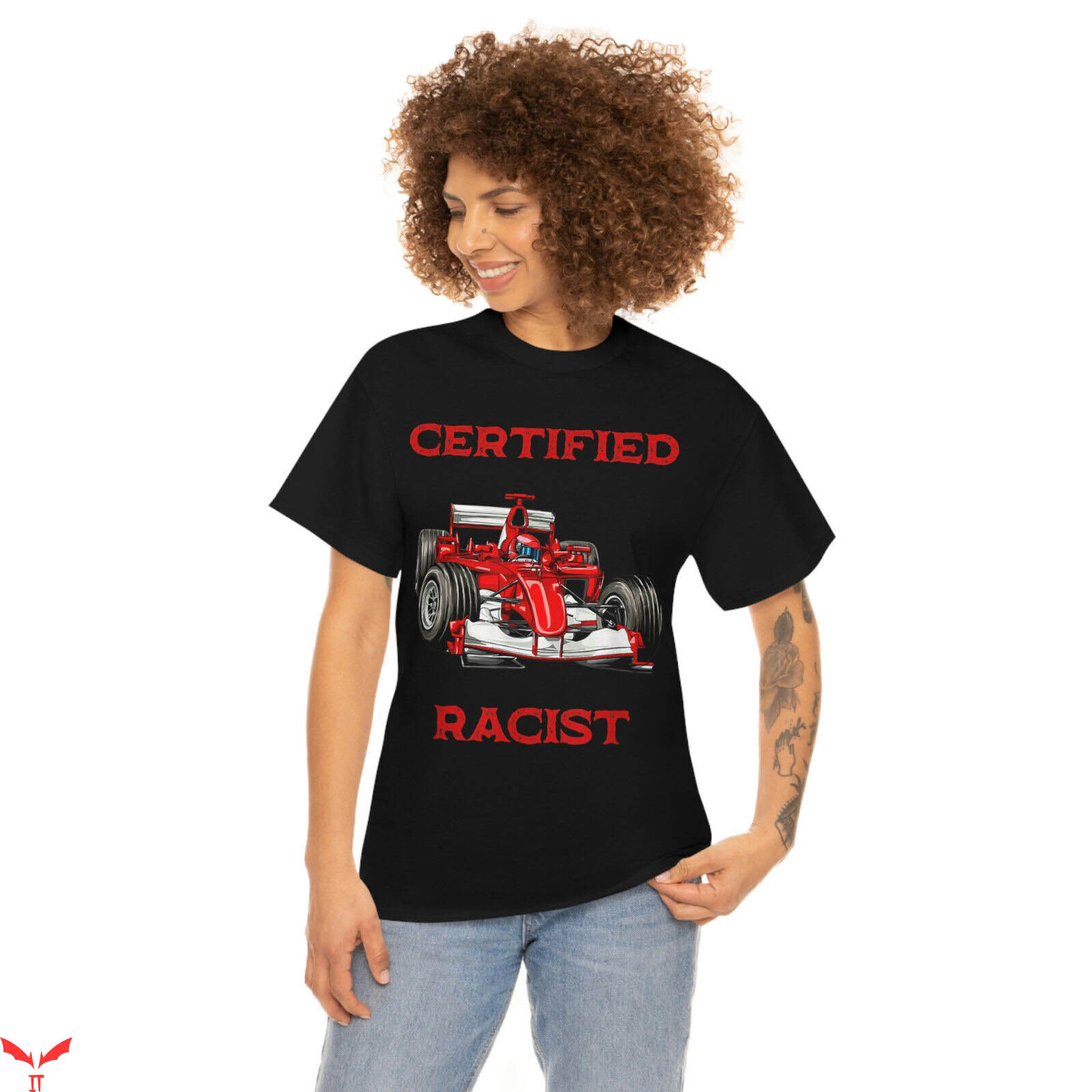 Certified Racist T-Shirt Anti Racist Meme T-Shirt Trending Certified Racist T-Shirt Anti Racist Meme T-Shirt Trending
