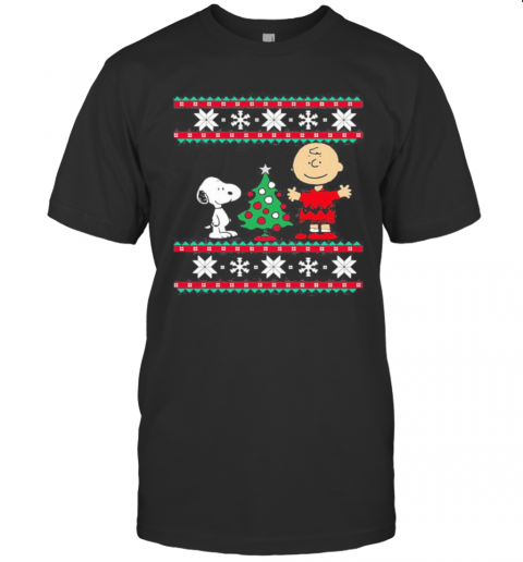 Charlie Brown And Snoopy Ugly Christmas T-Shirt Charlie Brown And Snoopy Ugly Christmas T-Shirt