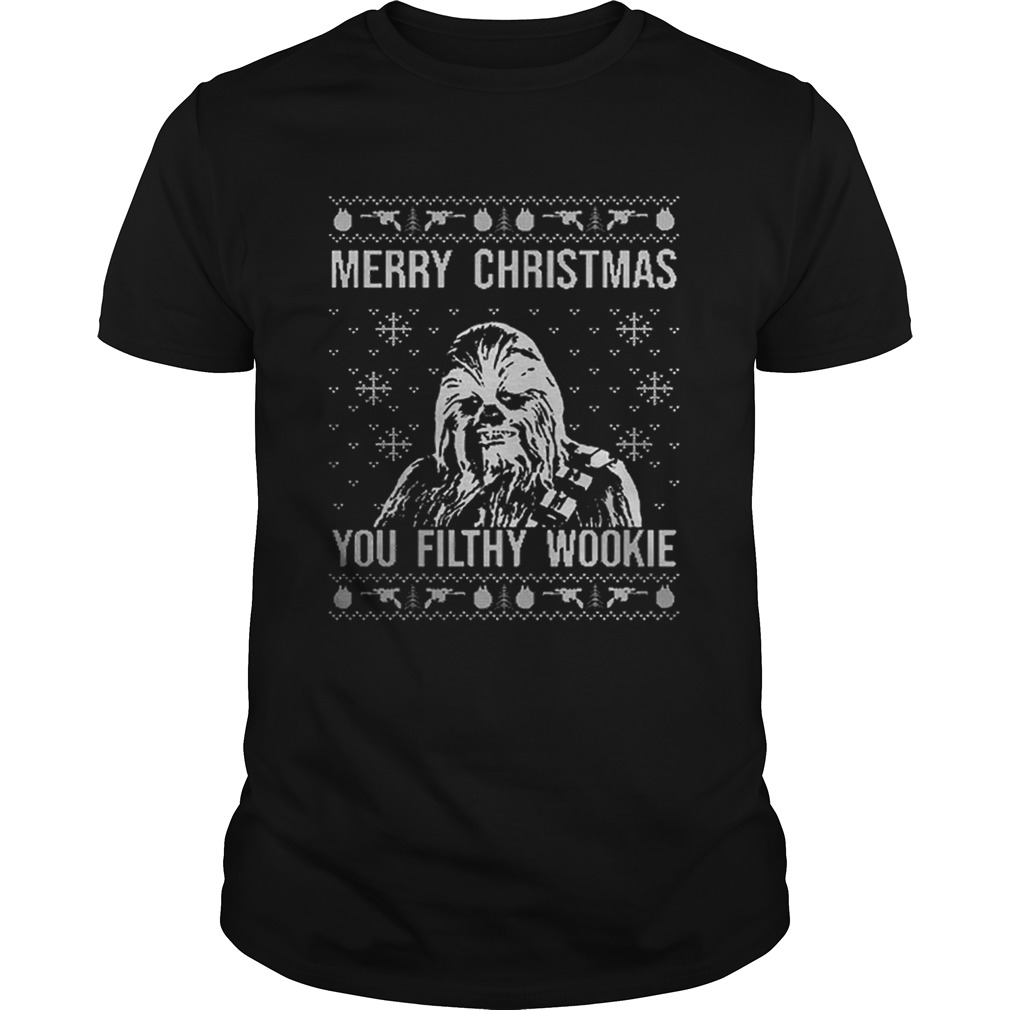 Chewbacca Merry Christmas You Filthy Wookie shirt Chewbacca Merry Christmas You Filthy Wookie shirt