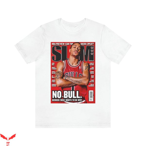 Chicago Bulls T-Shirt Derrick Rose Vintage Slam Magazine