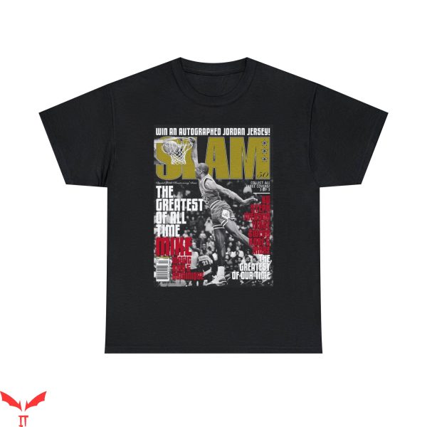 Chicago Bulls T-Shirt Michael Jordan NBA Slam Cover