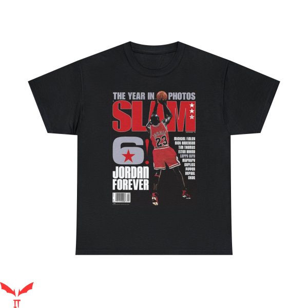 Chicago Bulls T-Shirt Michael Jordan Slam Cover NBA Sport