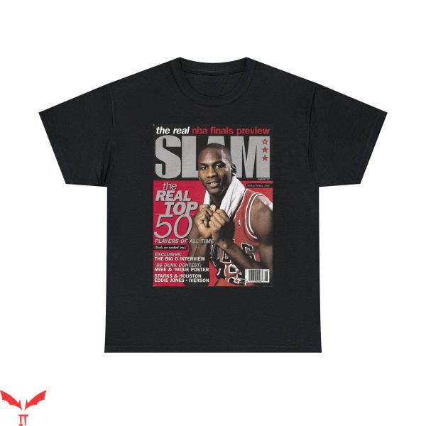 Chicago Bulls T-Shirt Michael Jordan Slam NBA Basketball