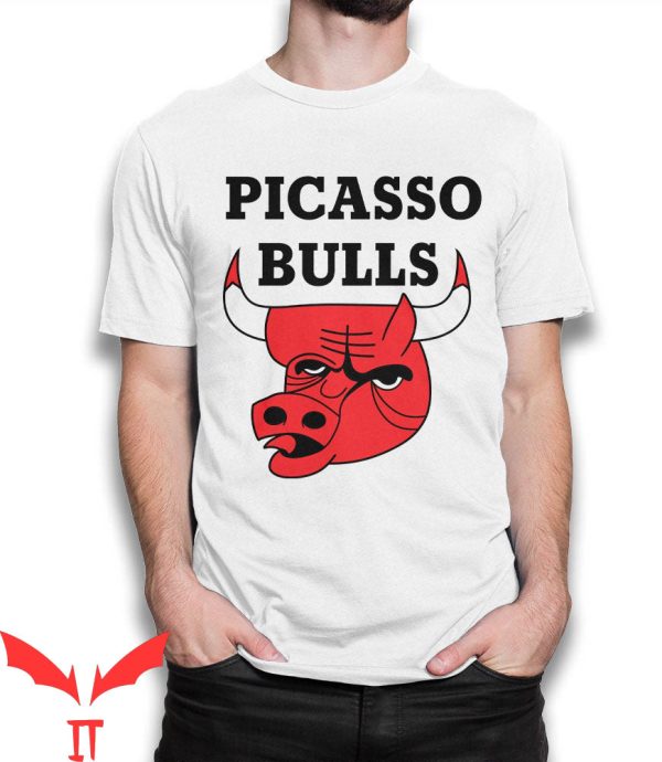 Chicago Bulls T-Shirt Picasso Bulls Funny NBA Sport