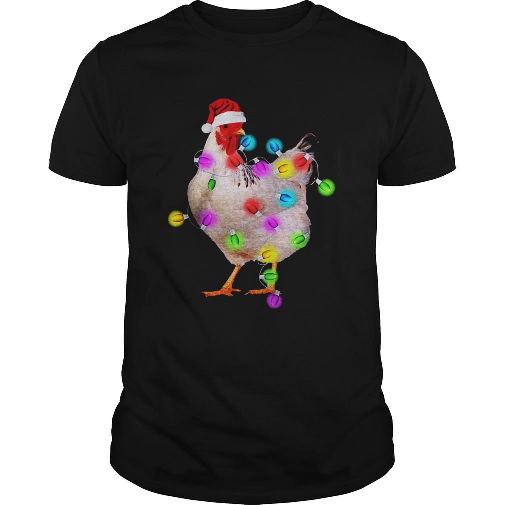Chicken With Christmas Light shirt Chicken With Christmas Light shirt