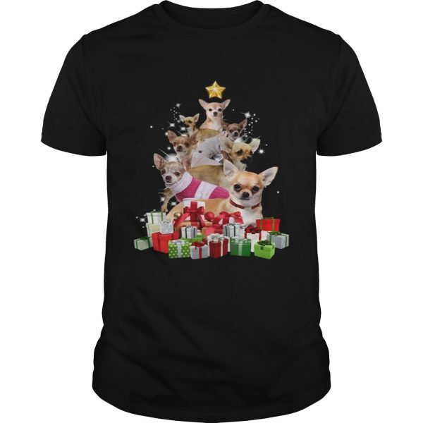 Chihuahua Christmas Tree shirt