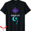 Choose Life T-Shirt Suicide Prevention Sun Moon Semicolon