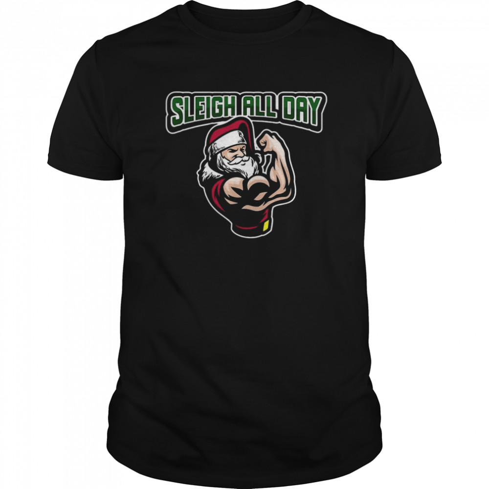 Christmas 2020 Slay All Day Buffed Santa shirt Christmas 2020 Slay All Day Buffed Santa shirt