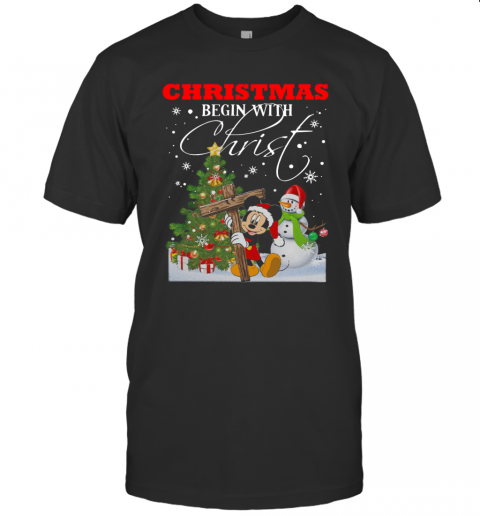 Christmas Begin With Christ T-Shirt Christmas Begin With Christ T-Shirt