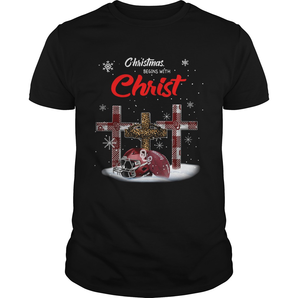 Christmas Begins With Oklahoma Sooners shirt Christmas Begins With Oklahoma Sooners shirt